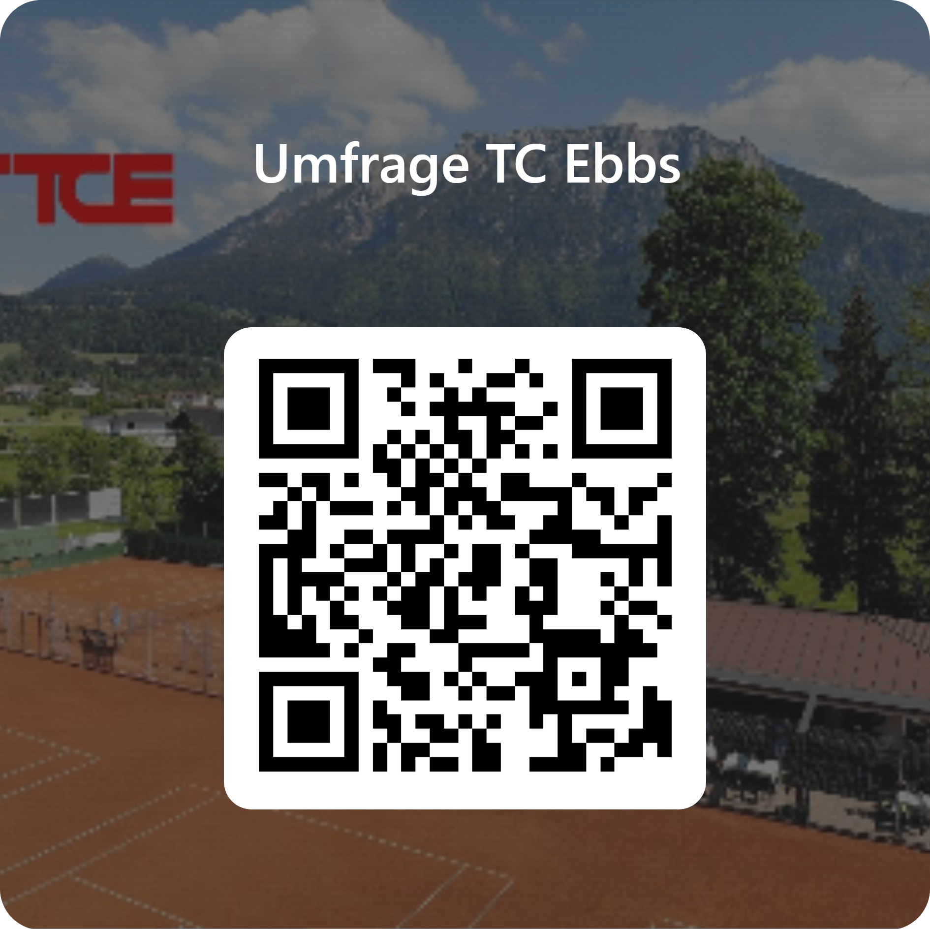 QRCode für Umfrage TC Ebbs